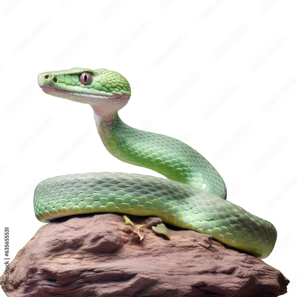 Fototapeta premium Red viper from Sumatra