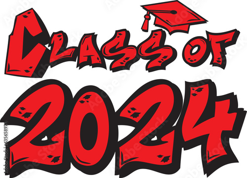 a2 Graffiti Class of 2024 red logo