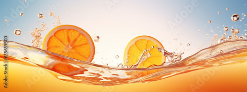 orange juice splash