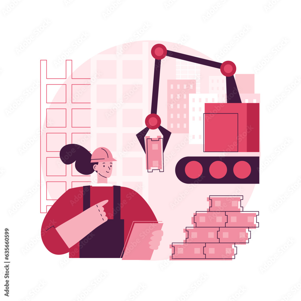 Robotics Construction Abstract Concept Vector Illustration Robotics robotics-construction-abstract-concept-vector-illustration-robotics