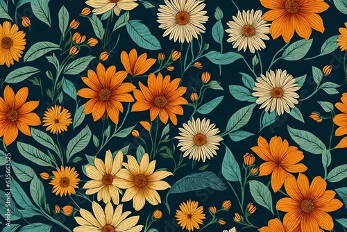 seamless floral background