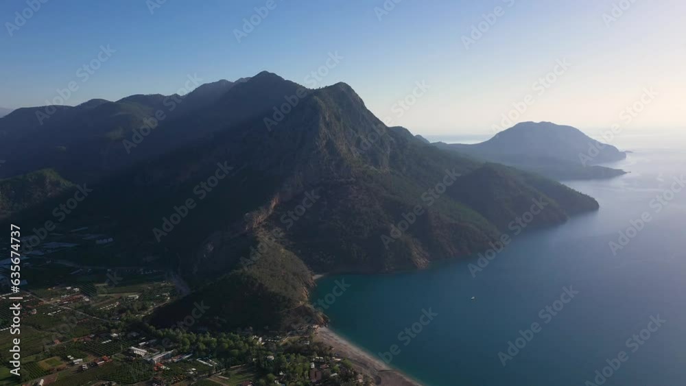 antalya adrasan beach and natural wonder bay aerial 4k footage antalya adrasan beach and natural wonder bay aerial 4k footage