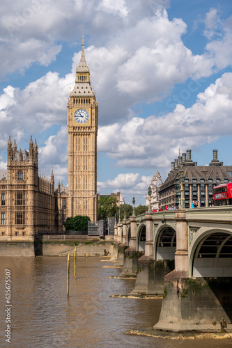  View of the Houses of Parliament and the Westminister Bridge. photo