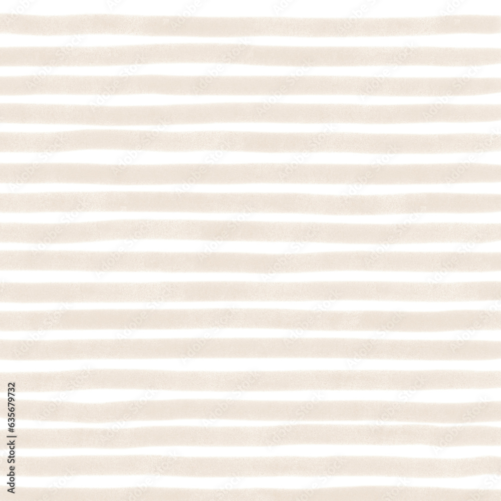 Obraz premium Sepia Beige Hand Drawn Stripe Background