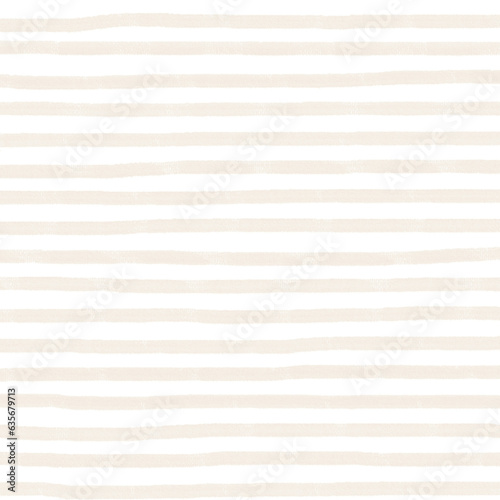 Sepia Beige Hand Drawn Stripe Background