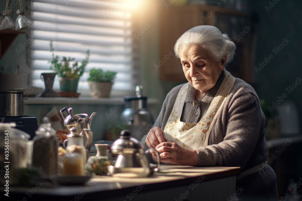  Old people sitting in a nursing home. Old age helplessness, caring for old people. Deserved rest, retirement. Help, support rehabilitation or healing. Retirement, physiotherapy and healthcare