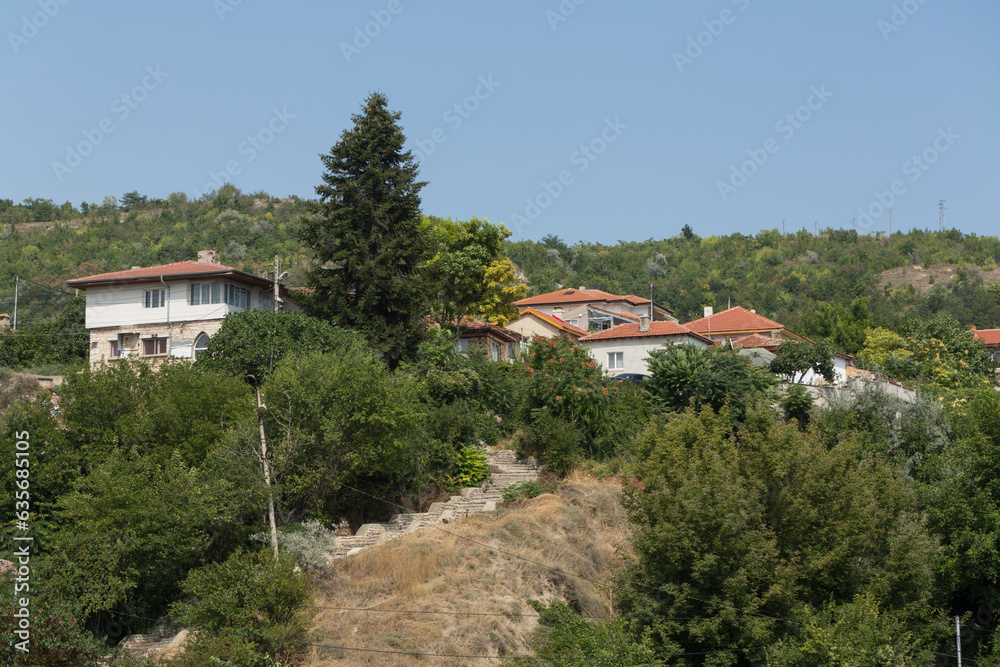 Balchik, Dobrich Province, Bulgaria, 14.08.2022. City by the Black Sea. East European Recreation Area. Balchik, Dobrich Province, Bulgaria, 14.08.2022. City by the Black Sea. East European Recreation Area.