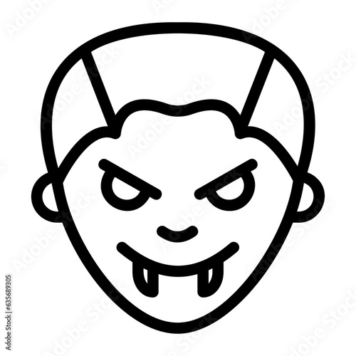 vampire outline icon