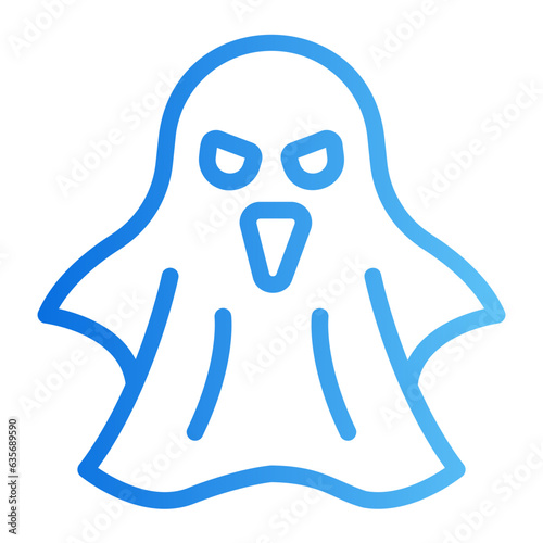 ghost gradient icon