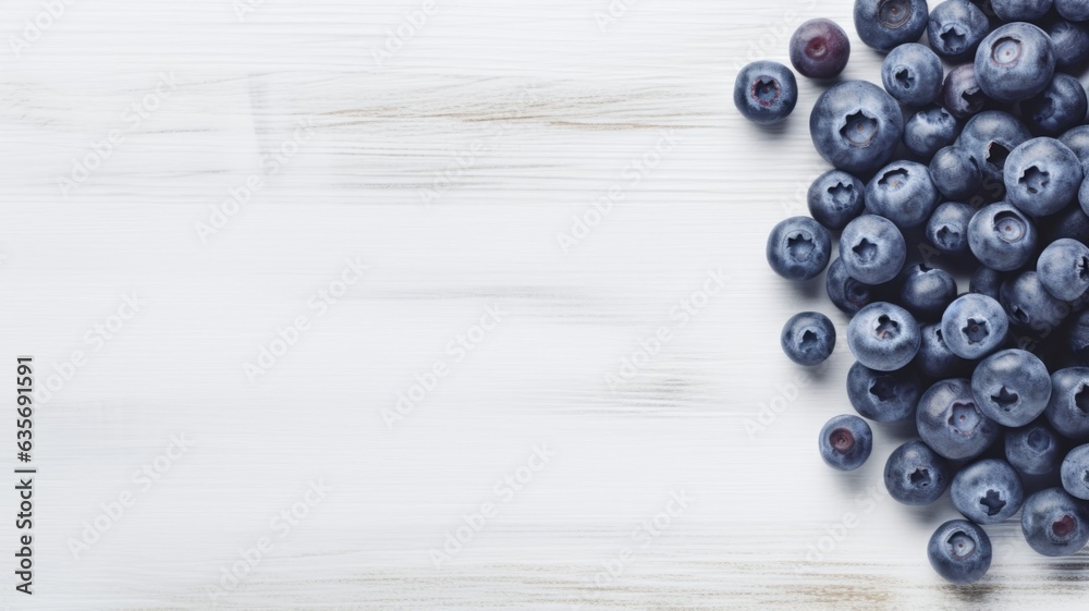 Fresh Organic Blueberry Berry Photorealistic Horizontal Background. Healthy Vegetarian Diet. Ai Generated Backdrop with Copyspace. Juicy Blueberry Berry. Fresh Organic Blueberry Berry Photorealistic Horizontal Background. Healthy Vegetarian Diet. Ai Generated Backdrop with Copyspace. Juicy Blueberry Berry.
