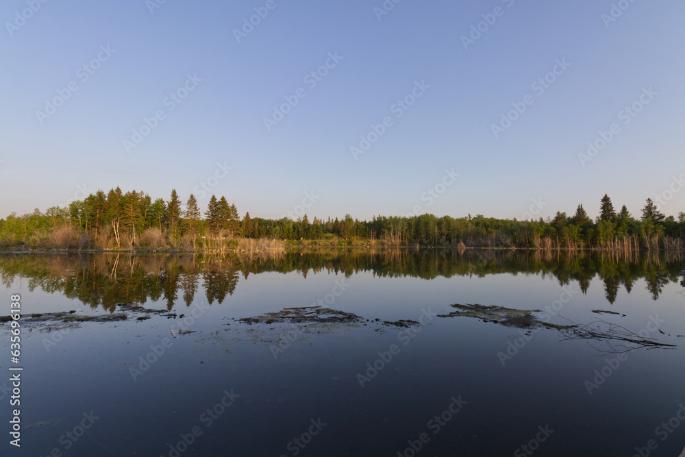 A Warm Evening At Astotin Lake A Warm Evening At Astotin Lake