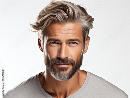 Attractive mature man portr...