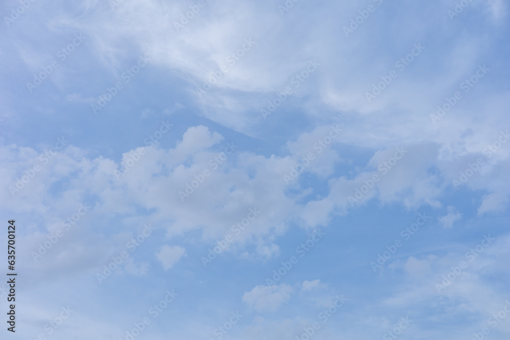 Beautiful blue sky and white clouds in Thailand Beautiful blue sky and white clouds in Thailand