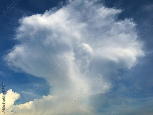 blue sky with clouds