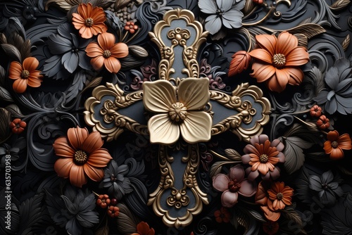 Floral Designed Crosses