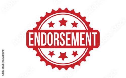 Endorsement rubber grunge stamp seal vector