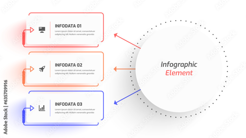 Vector Infographic Business with Thin LineRectangle Label, Icon and 3 Options for Presentation Vector Infographic Business with Thin LineRectangle Label, Icon and 3 Options for Presentation