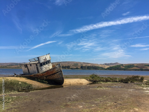 old fishing boat