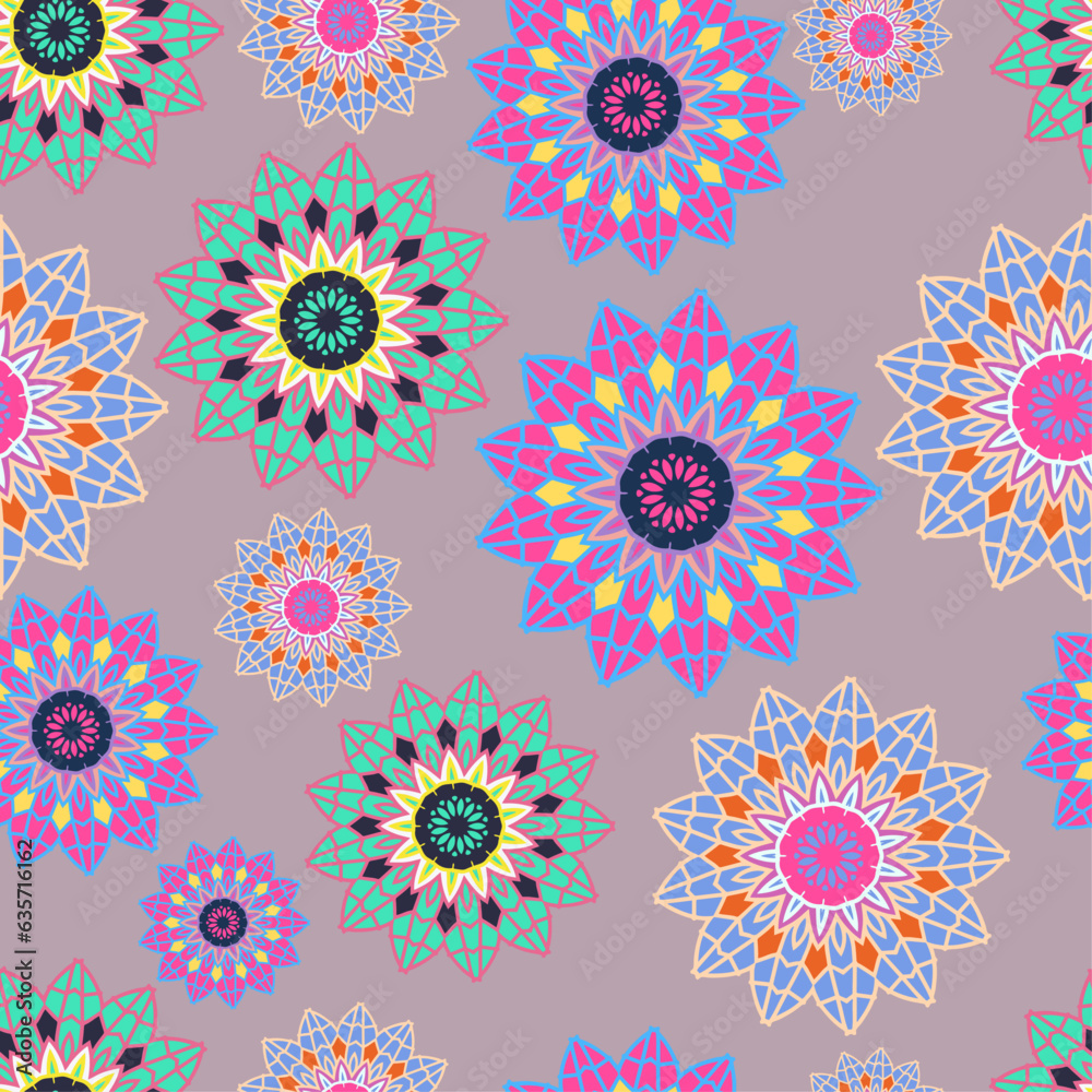 Cute seamless hand-drawn pattern vector background.Ethnic
Cute seamless hand-drawn pattern vector background.Ethnic