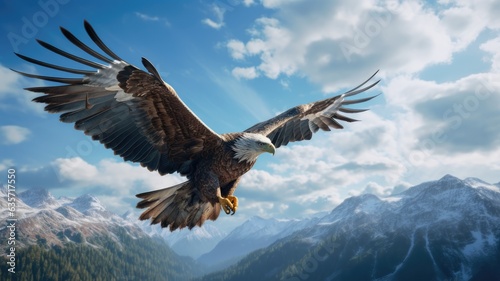 bald eagle in flight © MAXXIMA Graphica