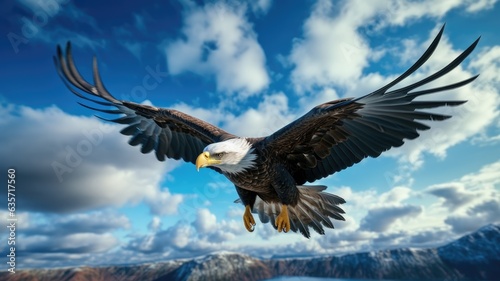 eagle flight in the sky