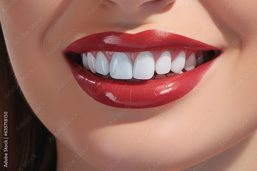 close up of a woman face with red lips close up of a woman face with red lips