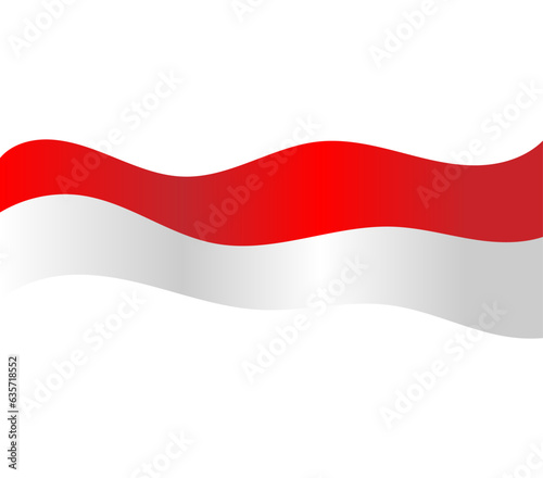 Indonesia flag illustration