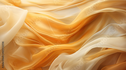 abstract orange silk background with some smooth lines in it created by generative AI technology.