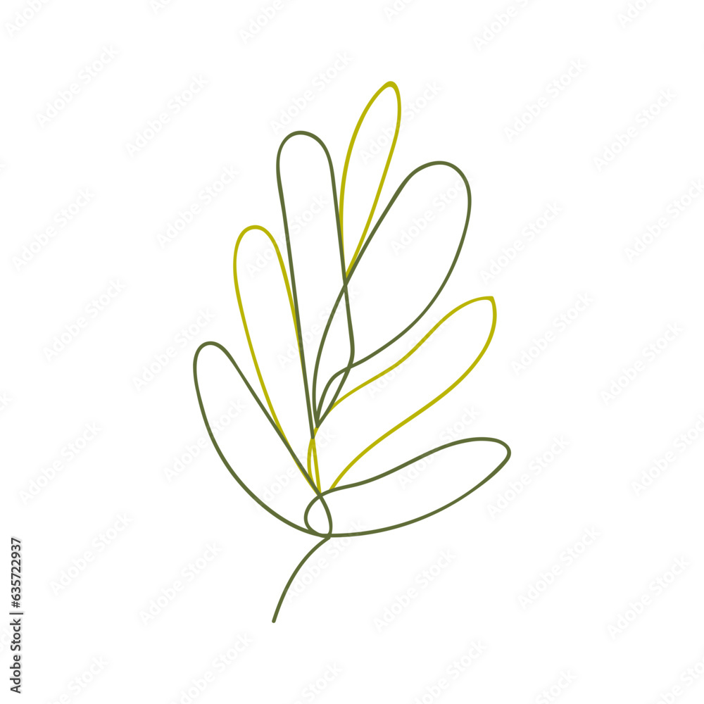 Plant leaves illustration Plant leaves illustration