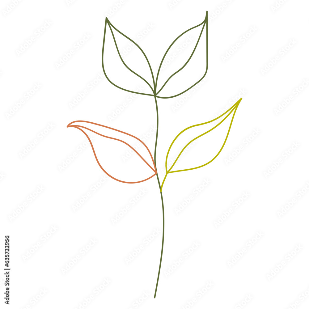 Plant leaves illustration Plant leaves illustration