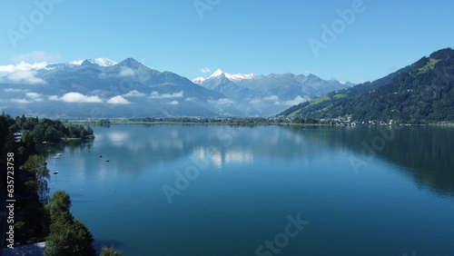 Zell am See, lake, mountains, Austria