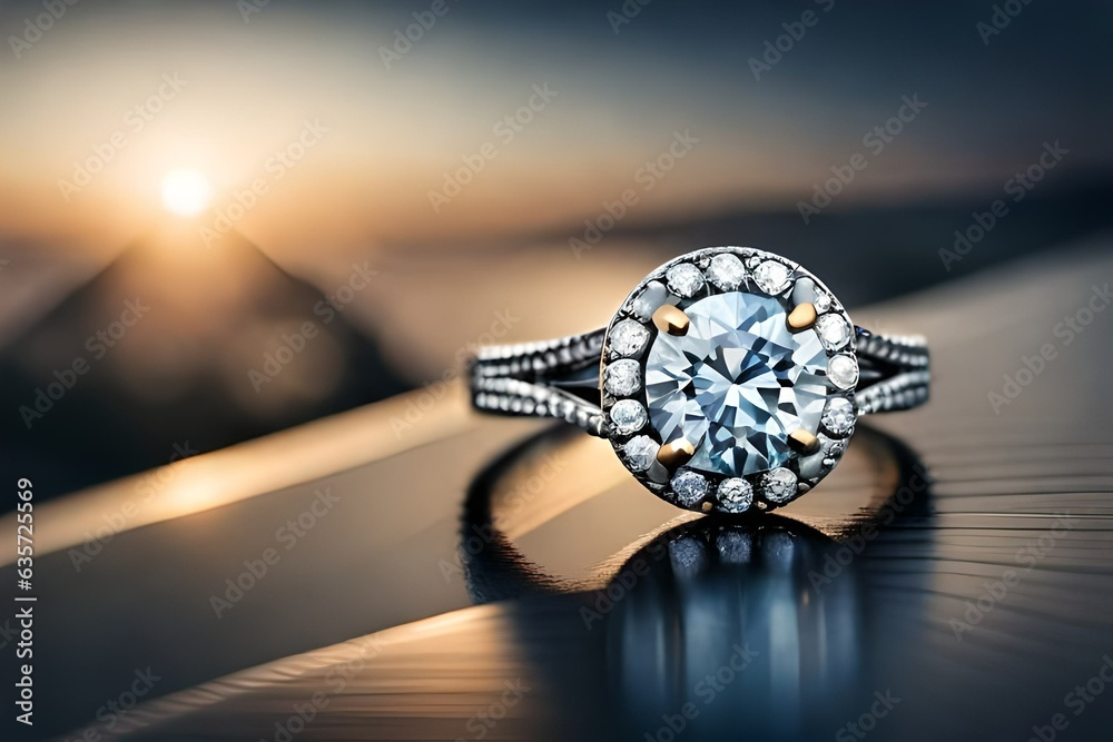 Fototapeta premium diamond ring