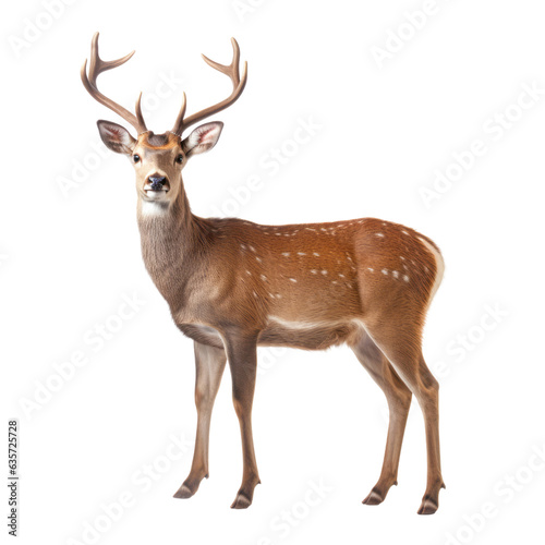 deer isolated on transparent background cutout