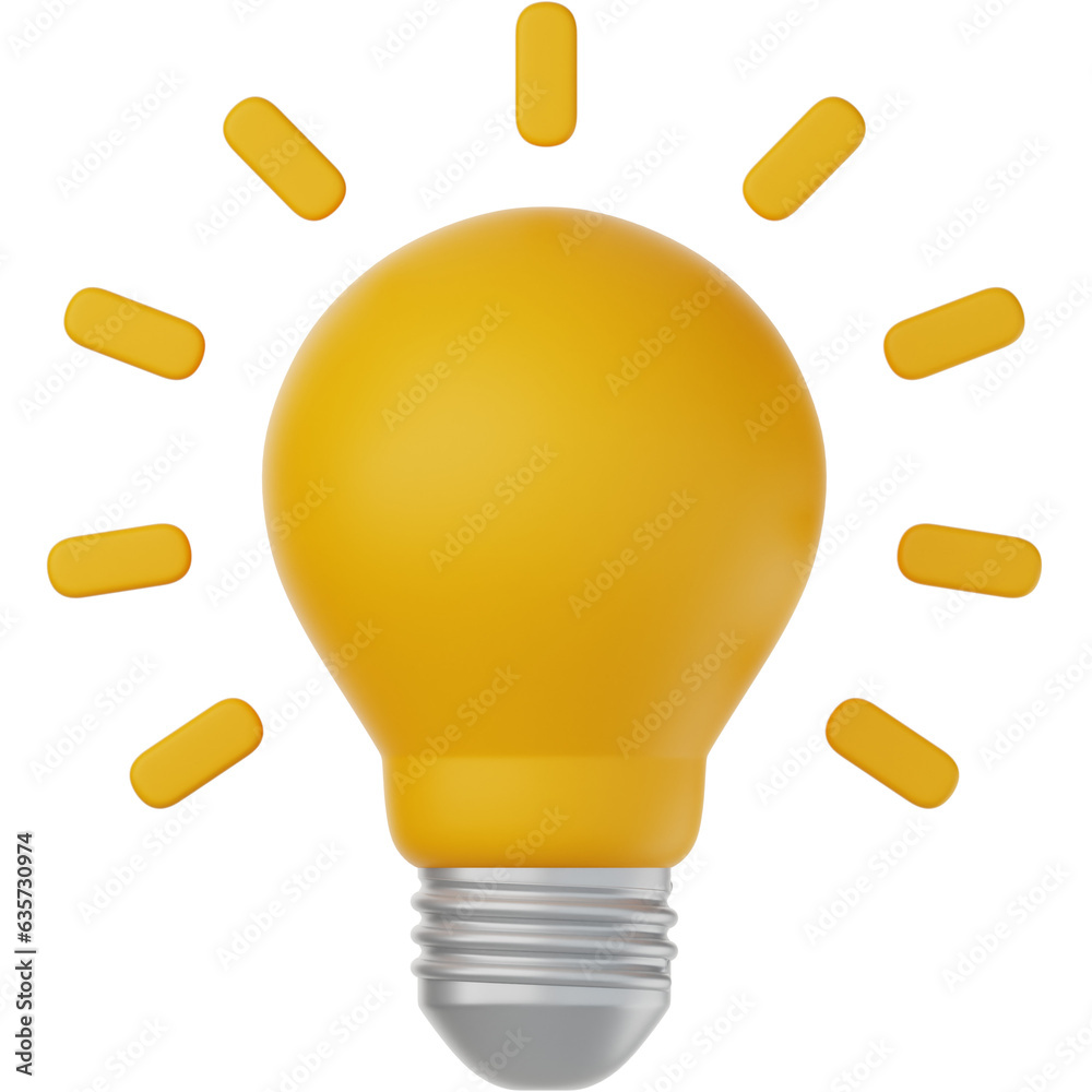 Business Idea 3D Icon Business Idea 3D Icon