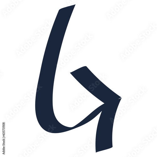 Doodle arrow illustration