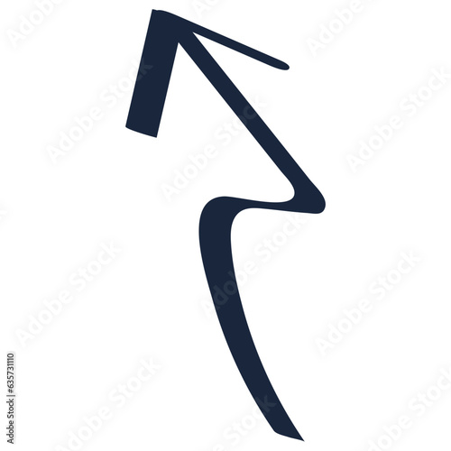 Doodle arrow illustration