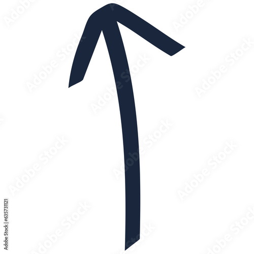 Doodle arrow illustration