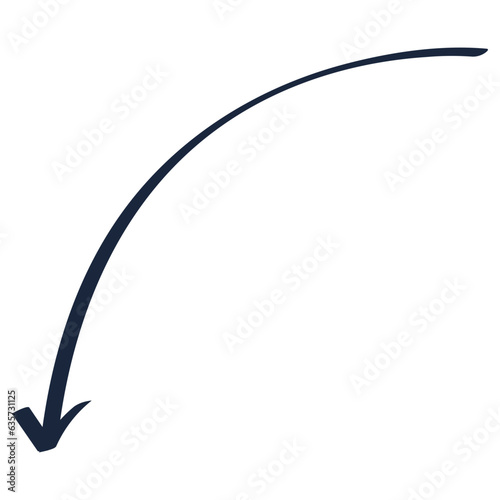 Doodle arrow illustration