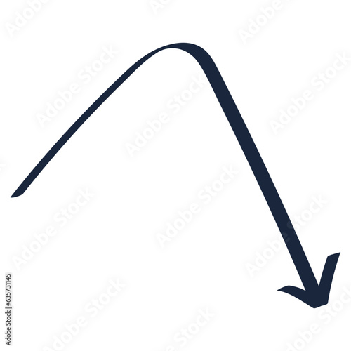 Doodle arrow illustration