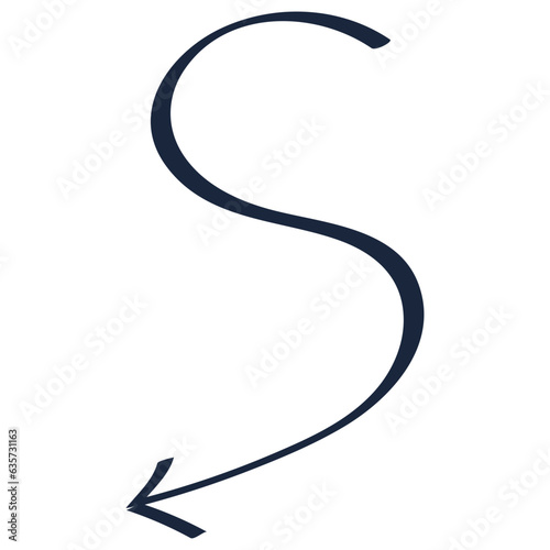 Doodle arrow illustration