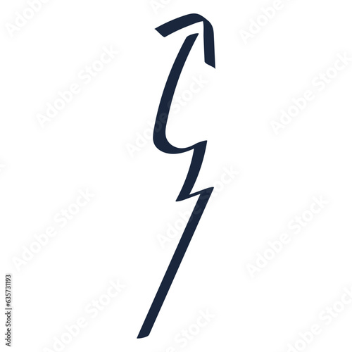 Doodle arrow illustration