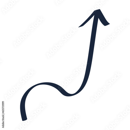 Doodle arrow illustration