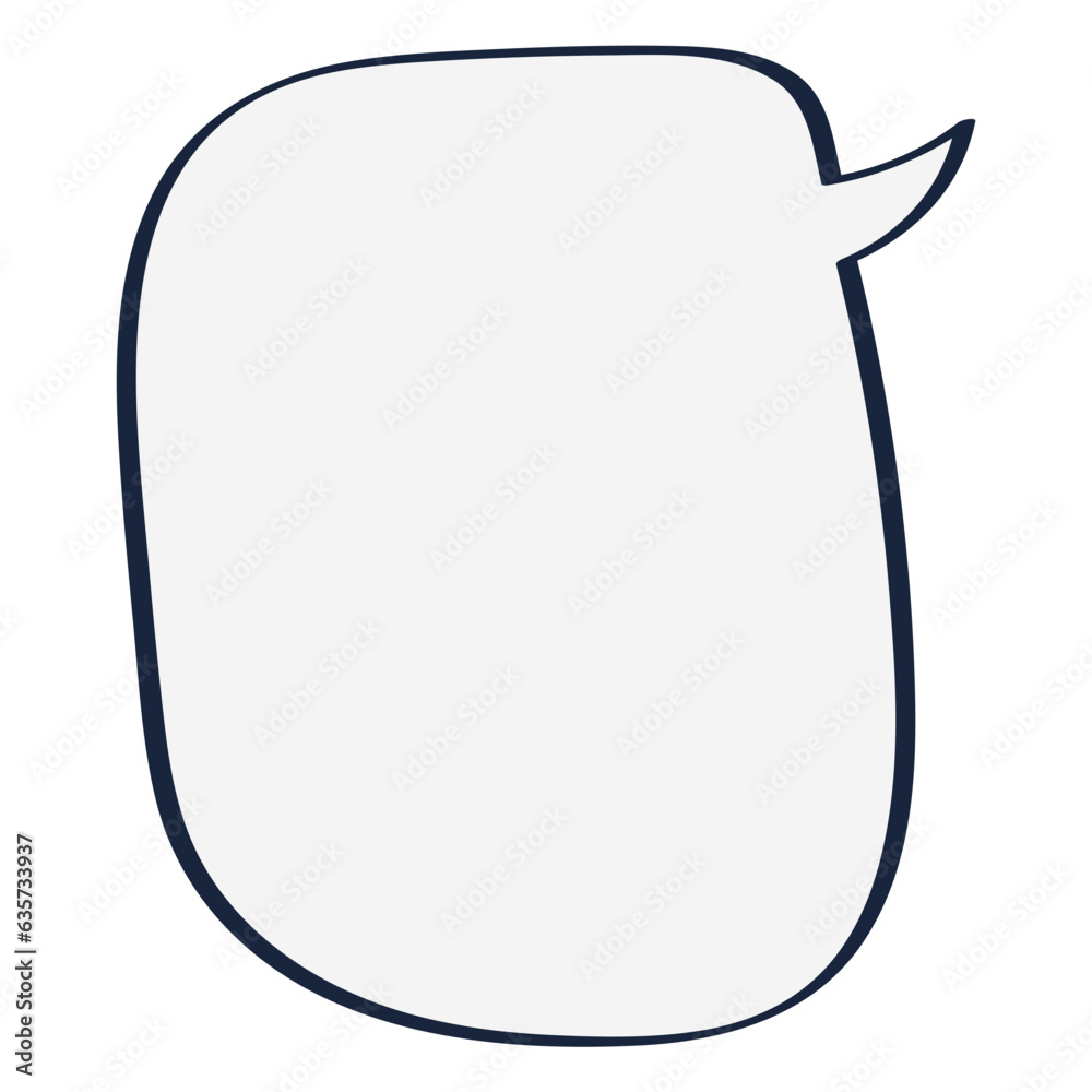 Speech bubble illustration