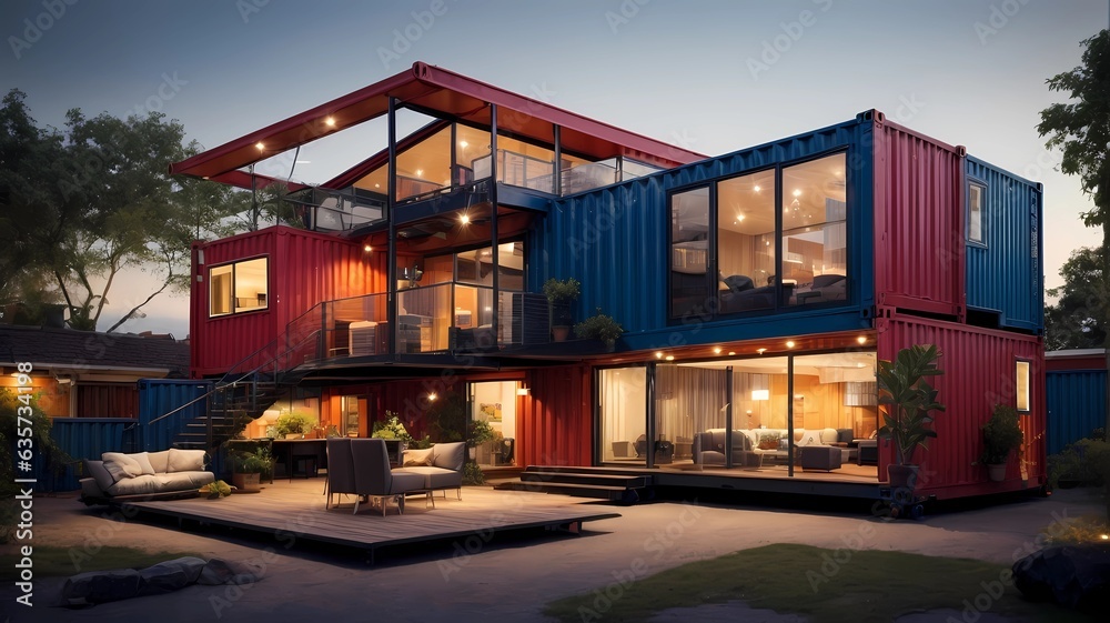 Remember that the key to a successful container concept house interior design