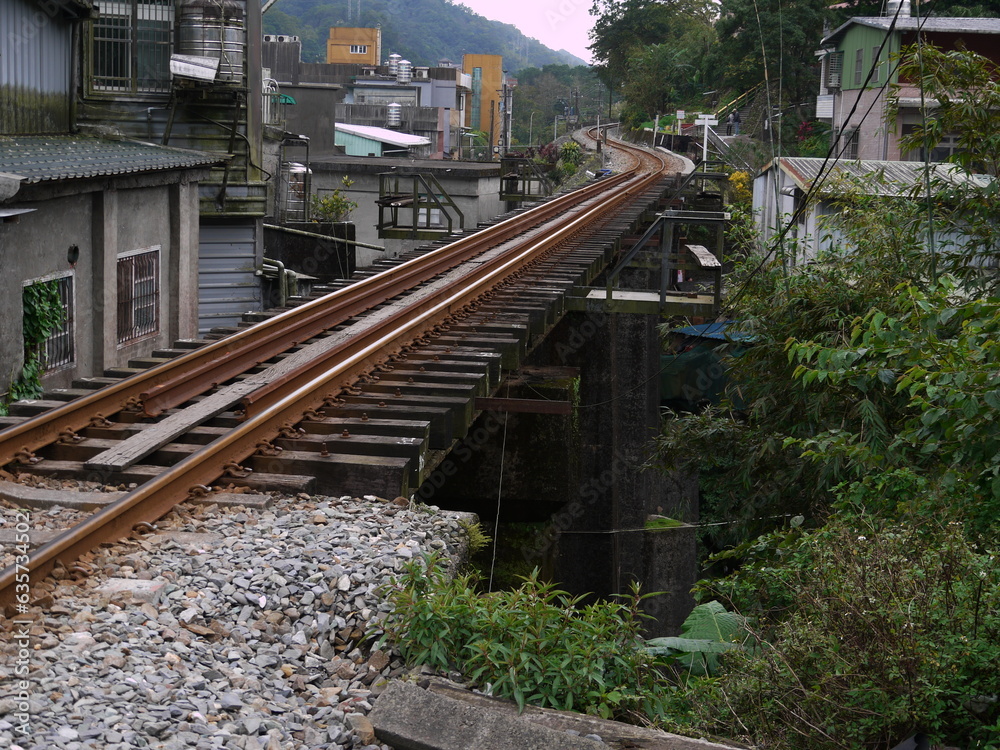 Railway in Taiwan.	
