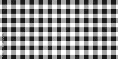 Grey, white and black gingham background pattern for web, print, textile, wallpaper, gift wrapping paper and other.