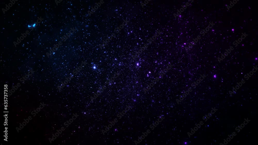 4K Realistic cool looking space stars moving background galaxy universe dive through moving space jump in UHD. Seamless loop space star twinkling animation in 30fps. Infinity space background clip.