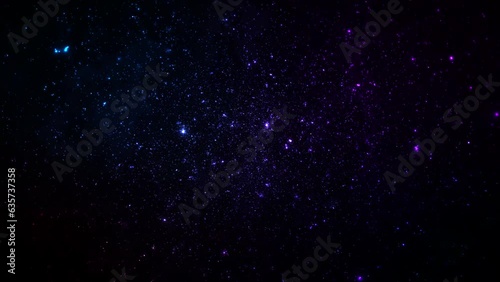 4K Realistic cool looking space stars moving background galaxy universe dive through moving space jump in UHD. Seamless loop space star twinkling animation in 30fps. Infinity space background clip.