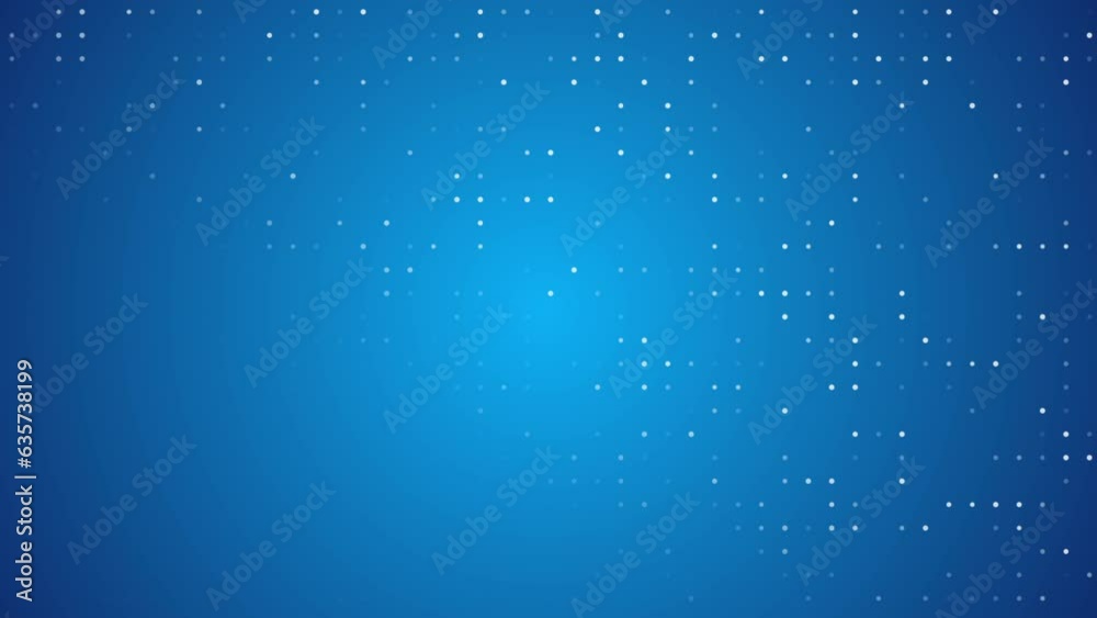 4K colorful little dots randomly generated on a gradient background in 3840x2160 30fps. Little stars generating seamless loop backdrop animation for presentations, talk show, podcast etc.