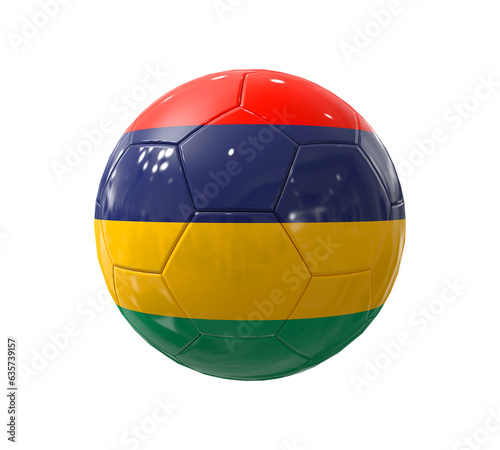 Football Mauritius Flag